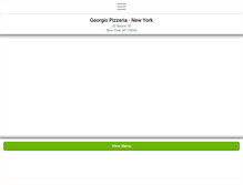 Tablet Screenshot of georgiospizzerianyc.com